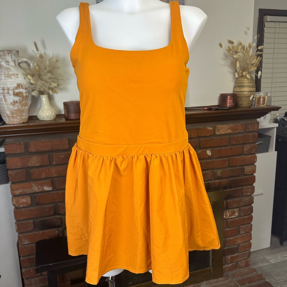 Women's Copper Workout Romper -large